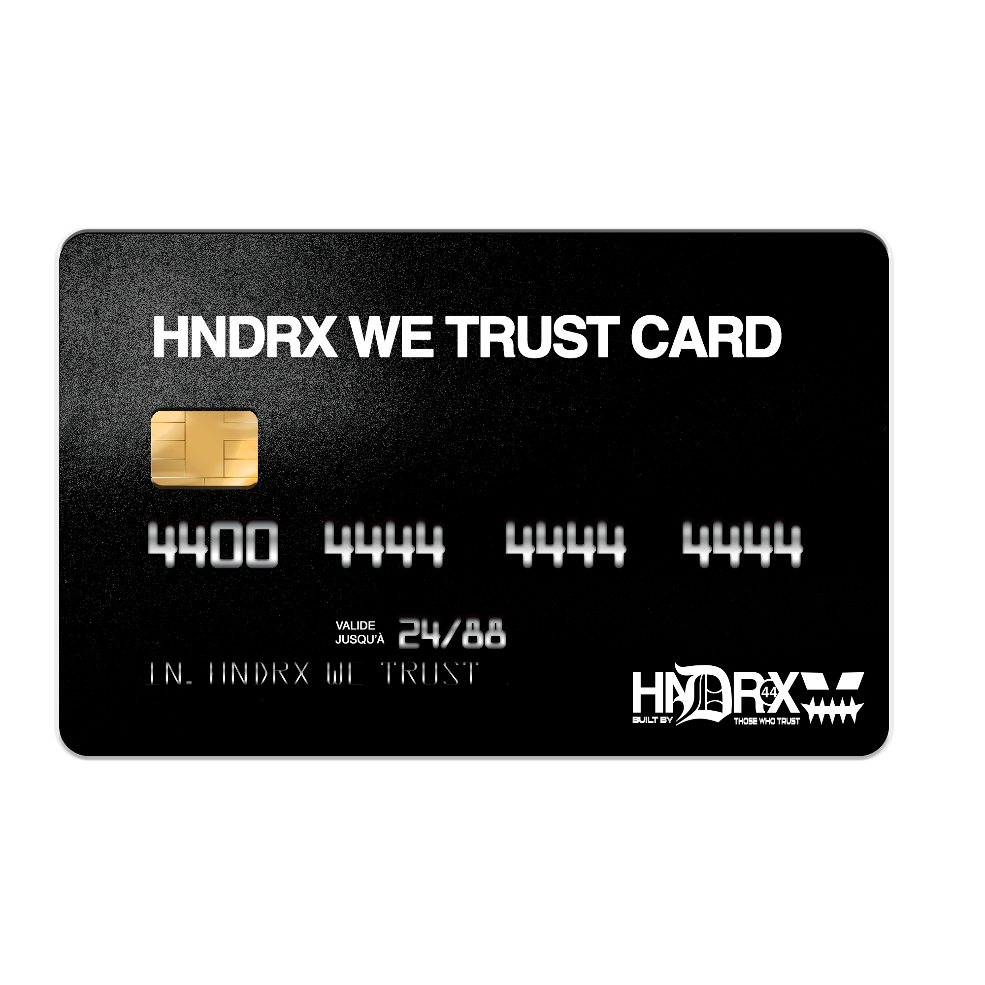 WE TRUST ! CARD