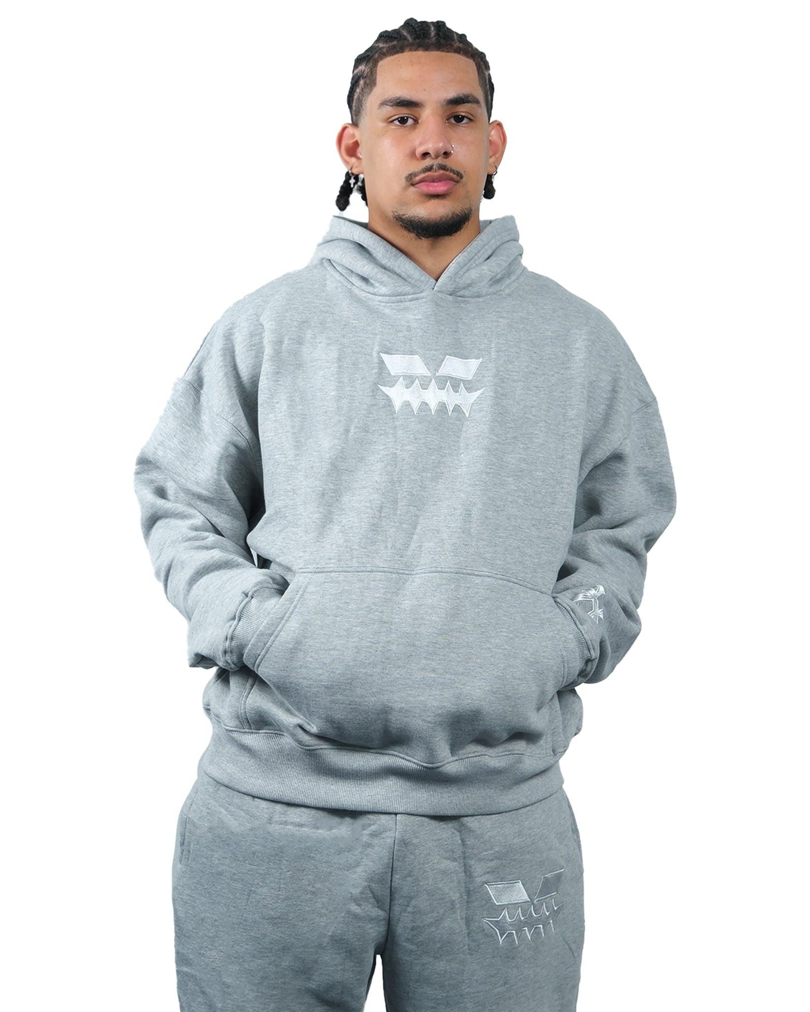 GREY MOTION HOODIE