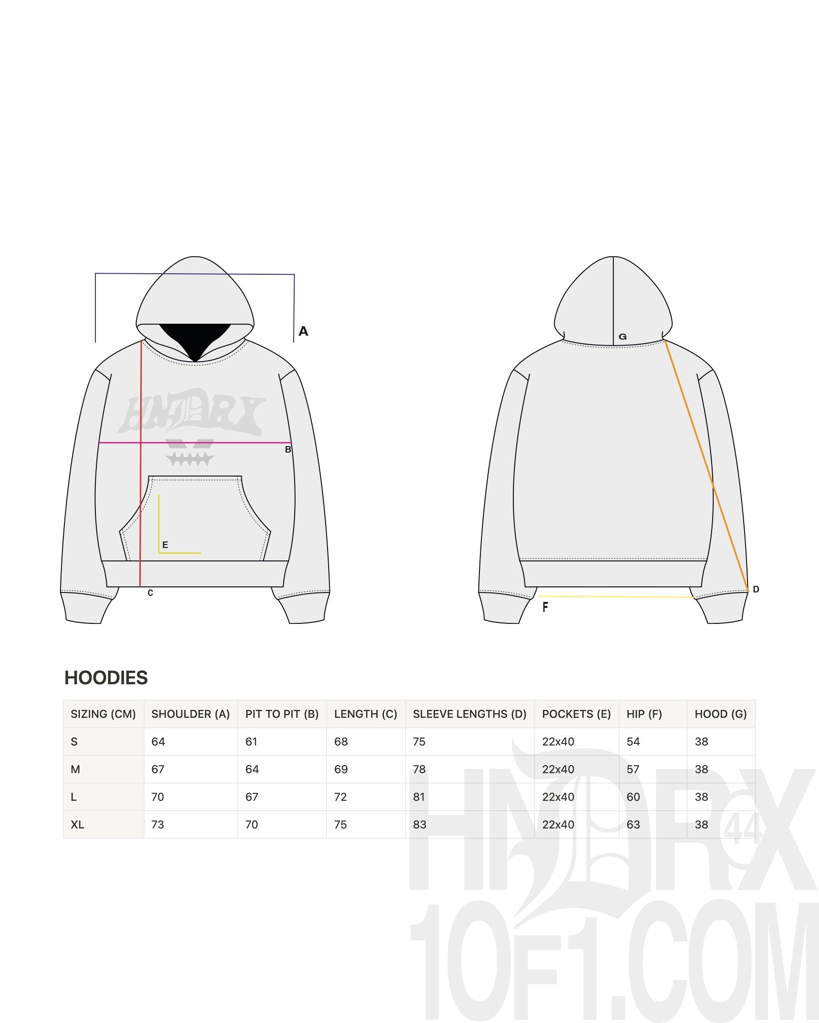 BLACK MOTION HOODIE