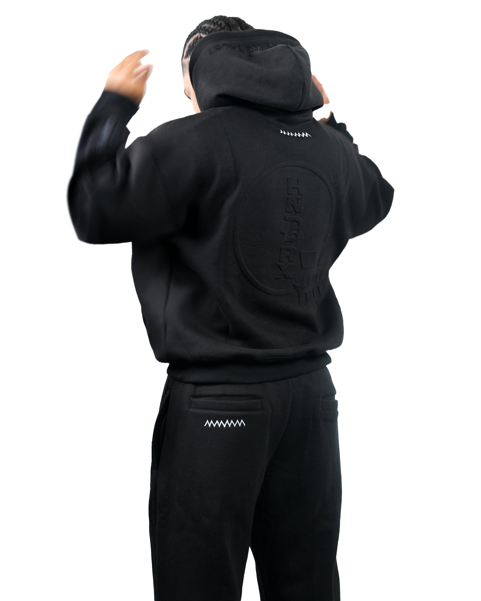 BLACK MOTION HOODIE