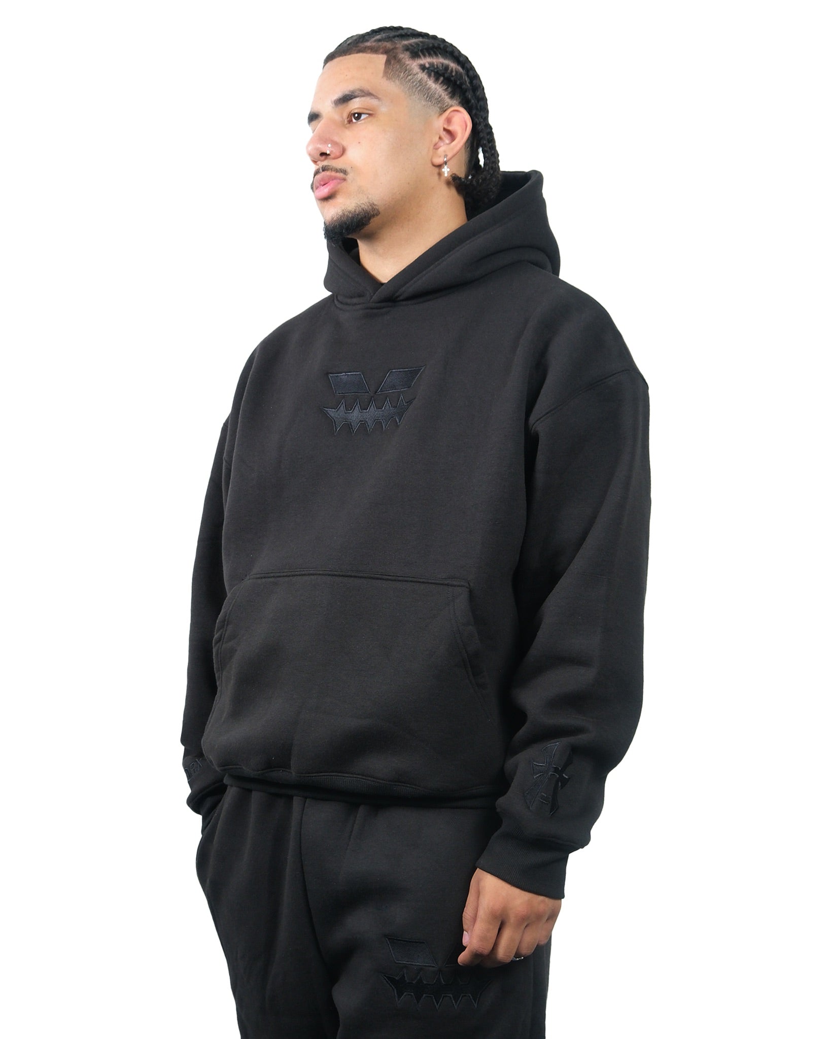 BLACK MOTION HOODIE